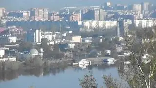 заречная часть города вид с окского съезда (04.05.2016)