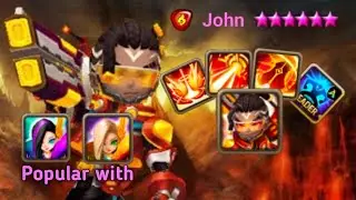 JOHN (Fire Sky Surfer) | RTA Battles | Summoners War