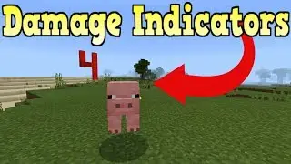 Damage Indicators Mod/Addon Download for Minecraft Bedrock Edition (XBOX ONE/MCPE)