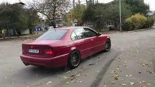 Учюсь делать бернаут  на бмв м5 е39