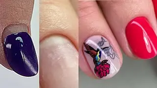 Дизайн на короткие ногти💅 Чистый маникюр💅 Секрет идеальной носки😍 Реверсивный стемпинг