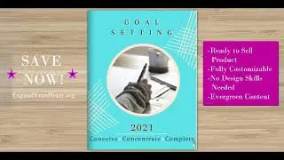FlipBook of Ready-to-Sell Goal Setting Planner