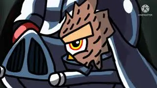 Kenobi apologizes to Vader/Anakin but it's Angry Birds