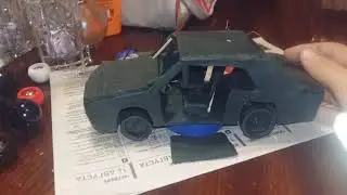 Краш тест машины из пластилина