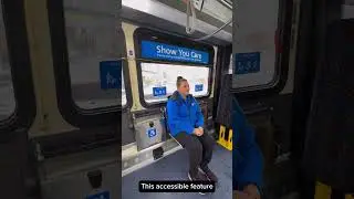 MiWay - Theatre style flip seating in the Priority Seating Area