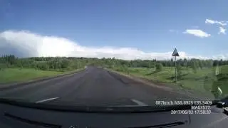 дорога от трассы М9 до М1 через Шаховская - Уваровка, июнь 2017