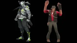 [Elevenlabs/FakeYou/TF2/Overwatch AI] Genji's Domination Quotes Against The TF2 Mercenaries