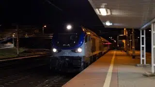 Dwa pociągi w Mińsku Mazowieckim 4.10.2024
