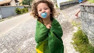 PRAIA 🏖️  PRIMEIRA VEZ DAS CRIANÇAS NA COPA DO MUNDO 🔥