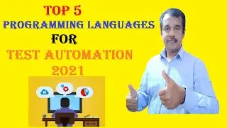 top 5 programming languages for test automation in 2021 | testingshala | skills to be learned