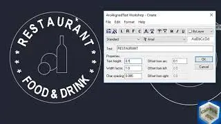 TEXT ON ARC IN AUTOCAD 