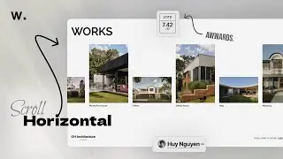 Awwwards-Level Horizontal Scroll Effect | GSAP ScrollTrigger 😍