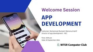 Welcome Session || App Development NCC || Flutter Development