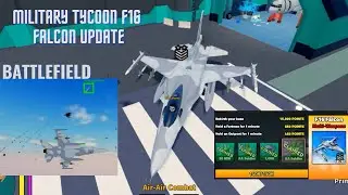 Military Tycoon F16 Falcon Update in Military Tycoon Roblox #roblox #militarytycoon