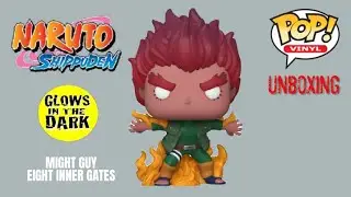 Might Guy (Eight Inner Gates) Glow In The Dark Funko Pop! Vinyl Naruto Special Edition Exclusive