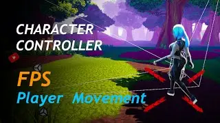 Player Movement in Two Steps | Unity 3D Character Controller | FPS Character Controller in Unity