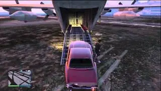 Grand Theft Auto V .||.  حاولنا ندخل السيارة جوا الطيارة