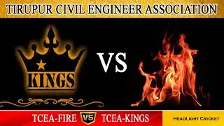 FIRE VS KINGS | CIVIL ENGINEER ASSOCIATION TOURNAMENT | SATHISH VS SHANMUGAVEL | HEADLIGHT CRICKET