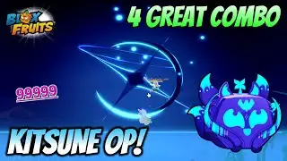 THESE 4 KITSUNE COMBOS ARE SO SCARY!!!🤣🔥 Blox Fruits