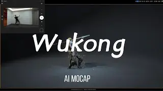 AI Motion Capture Analog Prop Capture | Mimicking the moves of the Black Myth Goku.