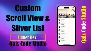 Flutter CustomScrollView & SliverList Full Tutorial in Urdu/Hindi | Beginner to Advanced UI Guide