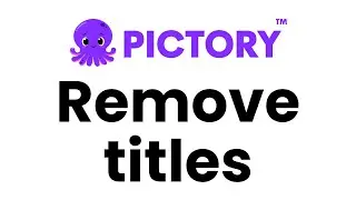 How to turn off the subtitles from the Pictory video?