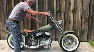1942 Harley Flat Head Kicker