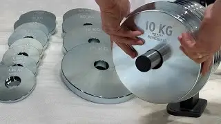 Chrome Olympic Weight Plates SET 1,25 - 20 kg / GYMEQUIP.EU