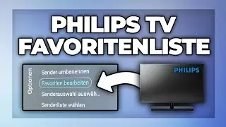 Create and edit Philips TV favorites list - Tutorial