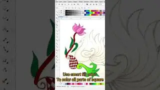 #coraldraw  | How to Tracing with SPLINE tool in coral draw