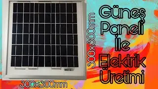 10 Watt 18 Volt Güneș Paneli Kutu Açılımı