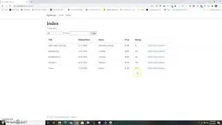 Microsoft RazorPagesMovie Tutorial Video