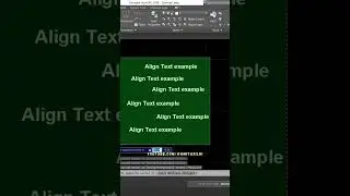 Align Text Instantly - AutoCAD Tips 