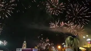 Фейерверк Тула, день города.
