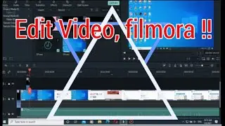 Cara edit video dengan filmora!!