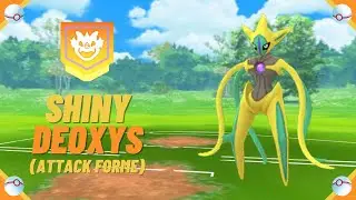 ✨ Shiny Deoxys (Attack Forme) ✨ Caught at Stag Beetle Log Pile Gym [Pokemon GO] #shorts