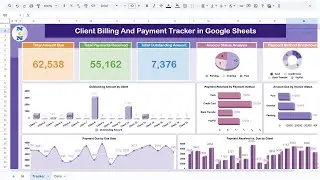 Client Billing and Payment Tracker in Google Sheets | Step by Step tutorial
