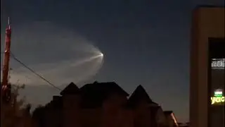 Красивая медуза россияне приняли запуск ракеты за НЛО