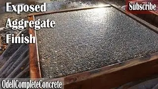 How to get a Exposed Aggregate Finish on Concrete