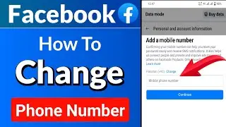 Facebook ka number kaise change kare | How to change facebook lite mobile number | Fb Number Change
