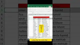 Freeze Header in excel just one click 