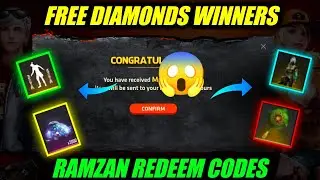 TODAY NEW REDEEM CODES FREE FIRE - RAMADAN REDEEM CODES FREE FIRE - FREE FIRE RAMADAN