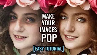 Make your image pop - Easy and Quick Retouching technique