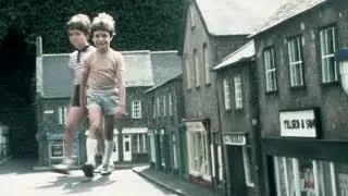 1976: Wimborne model village, Minster Church, Pamphill