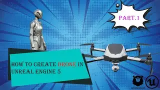 drone tutorial part1-creating drone in unreal engine5.
