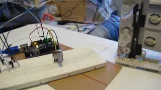 Tweaking the Motor Control Sketch with Variable Resistor, Arduino for Dummies, Page 135 (MVI 8030)