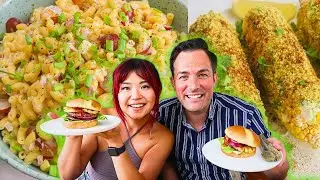 BEST VEGAN MACARONI SALAD & BBQ RECIPES! (Vegan Barbecue Recipes) | cook with us