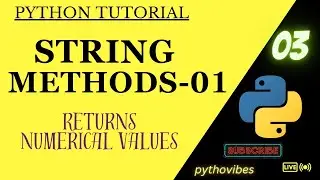 Python string methods part 1|