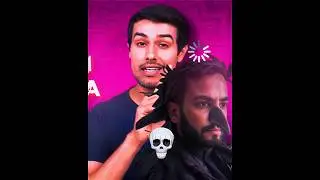 @dhruvrathee 💀 | Elvish yadav vs dhruv rathee Edit | #elvishyadav #dhruvrathee #shorts #viral