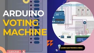 Voting Machine using Arduino and Push Button | Arduino Voting Machine | Arduino Projects | TinkerCAD